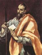 El Greco St Paul (df01) France oil painting artist